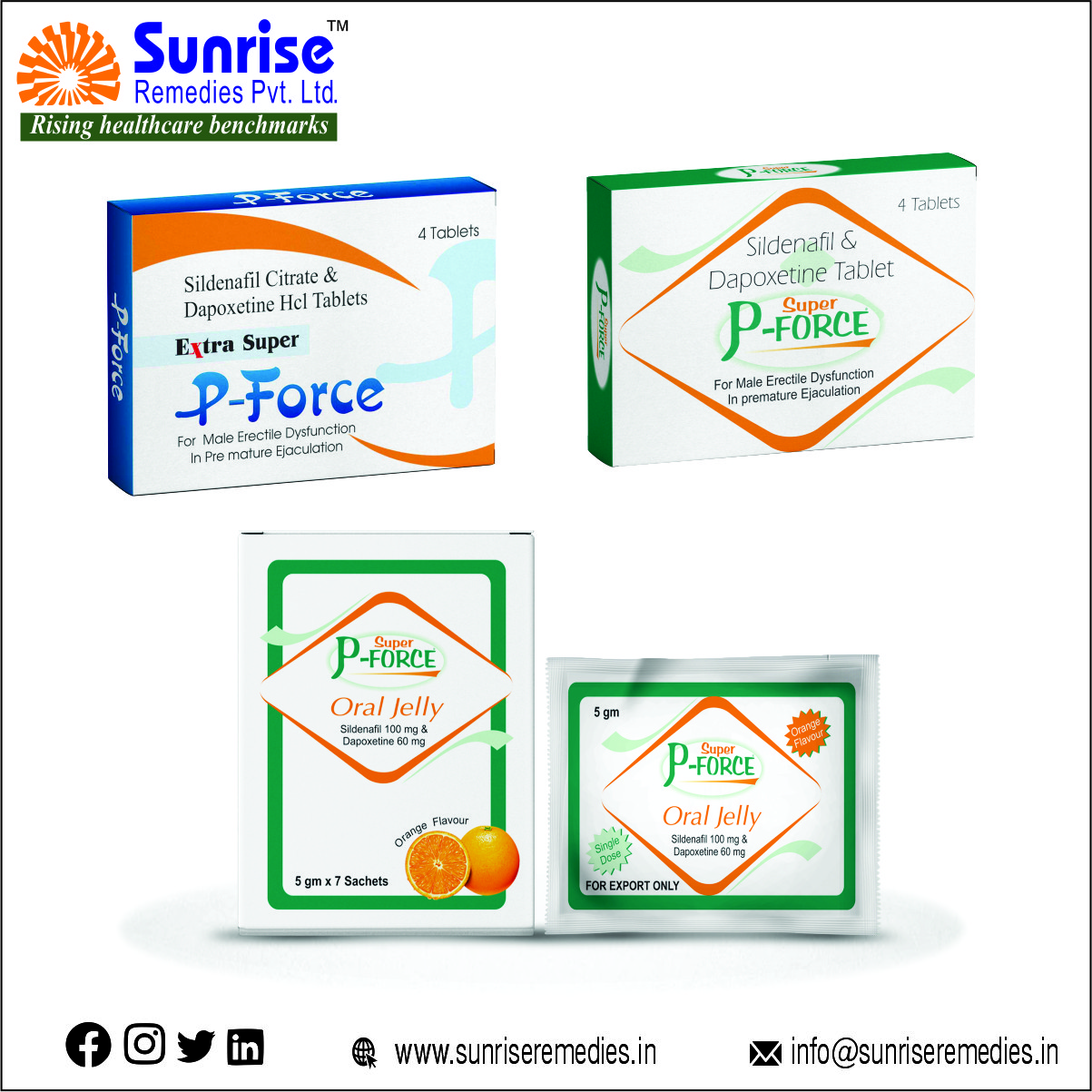 Super P-Force | ED And PE Products | Pharmaceutical - Sunrise RemediesHealth and BeautyHealth Care ProductsAll Indiaother