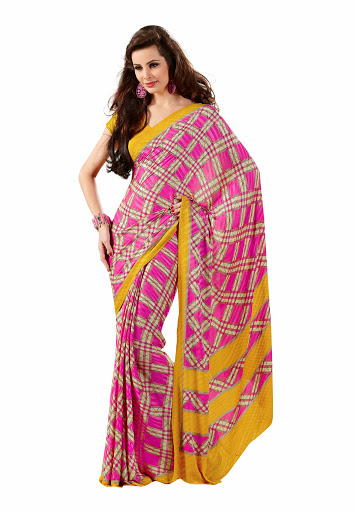 stylist pattern in saree