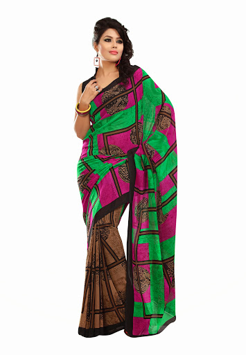 good pattern in saree