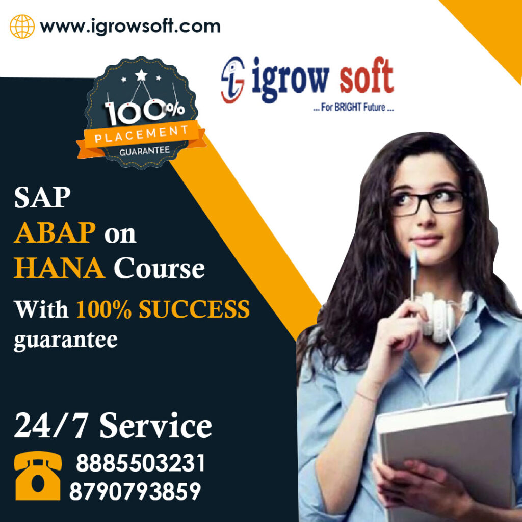 SAP  HANATraining in Hyderabad |SAP S4 HANA Online Training Institute in Hyderabad|IgrowsoftServicesEverything ElseAll Indiaother