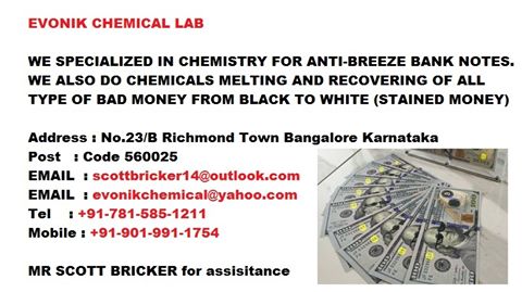 SSD CHEMICAL SOLUTION FOR CLEANING DEFACE CURRENCY AND ACTIVATION MACHINE FOR SALEReal EstateLand Plot For SaleCentral DelhiOther