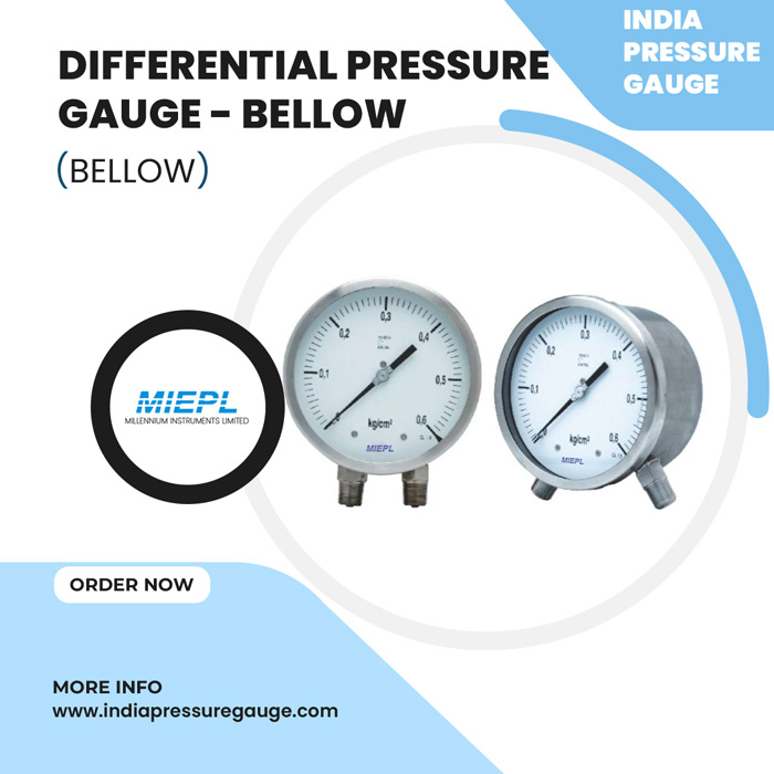 Differential Pressure Gauge - Bellow | India Pressure Gauge