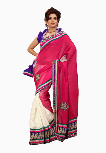 Mooga silk saree