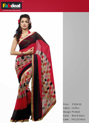chiffon bridesmaid saree