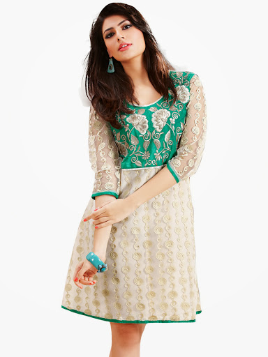 traditional pattern in kurti