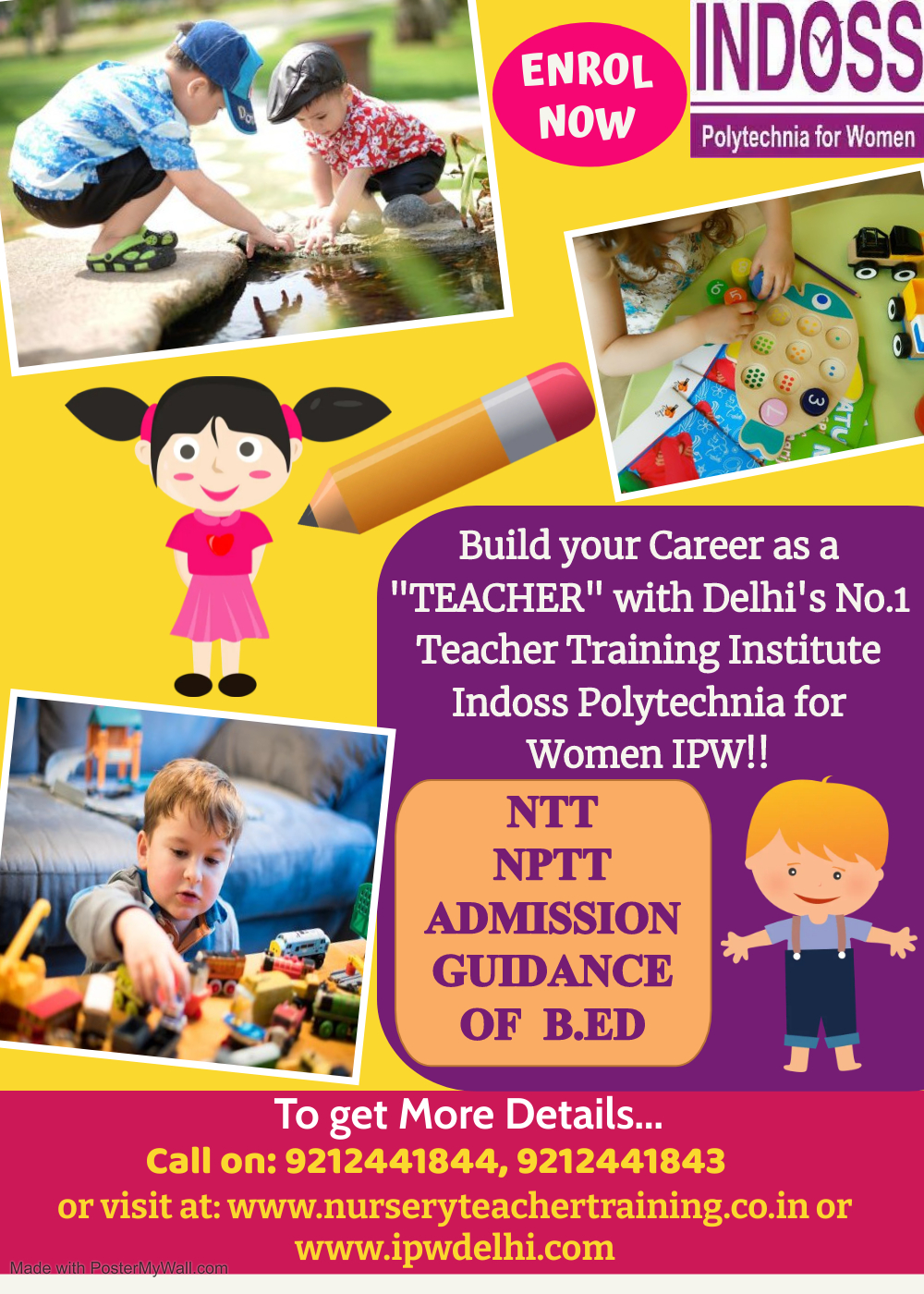Delhi's No. 1 Teacher Training InstituteEducation and LearningProfessional CoursesWest DelhiRajouri Garden