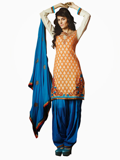 short patiyalla pattern in dress