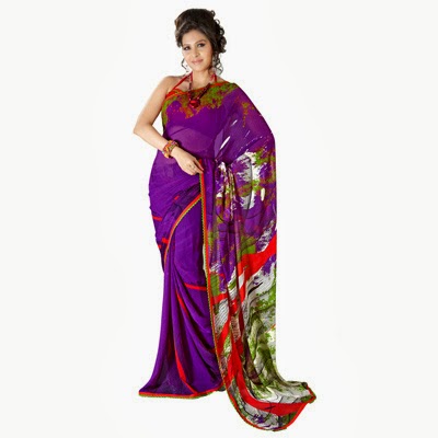 festival wear saree