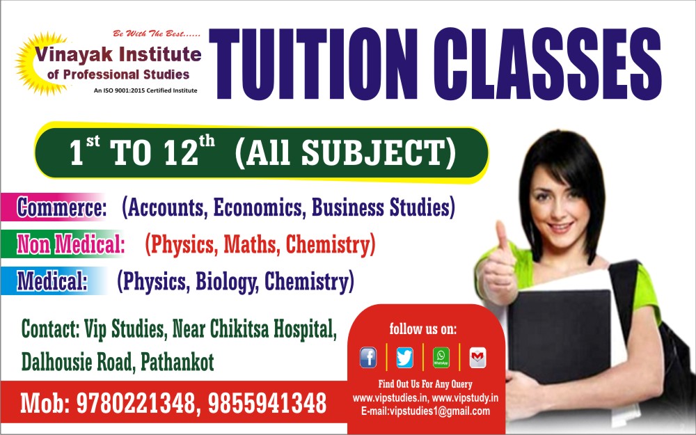 Best Tuition Center in PathankotEducation and LearningPrivate TuitionsAll Indiaother