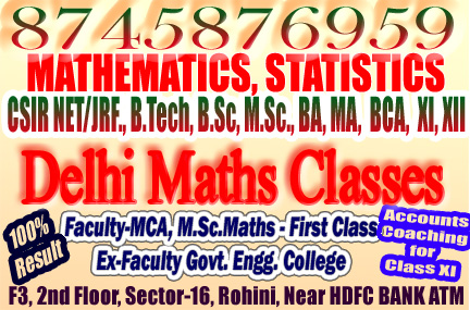 mathematics coaching for b.sc. ignou in rohini, delhi