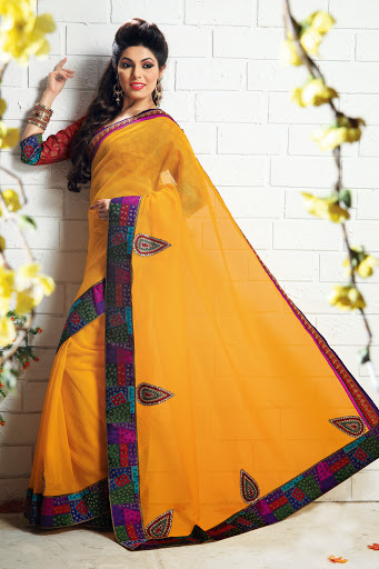 latest saree pattern