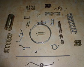All types of Springs and Clamps