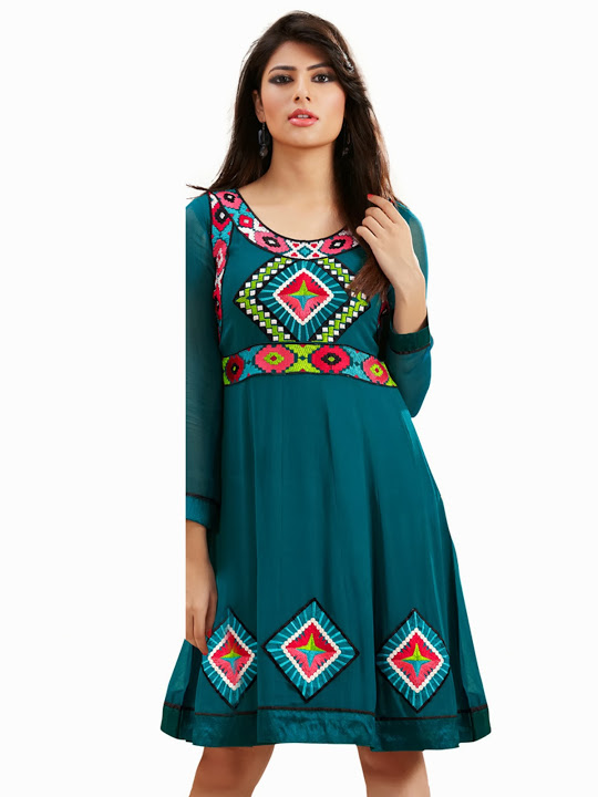chiffon bridesmaid kurti