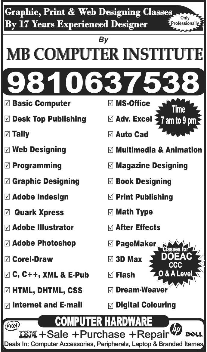 graphic designing, web designing, indesign