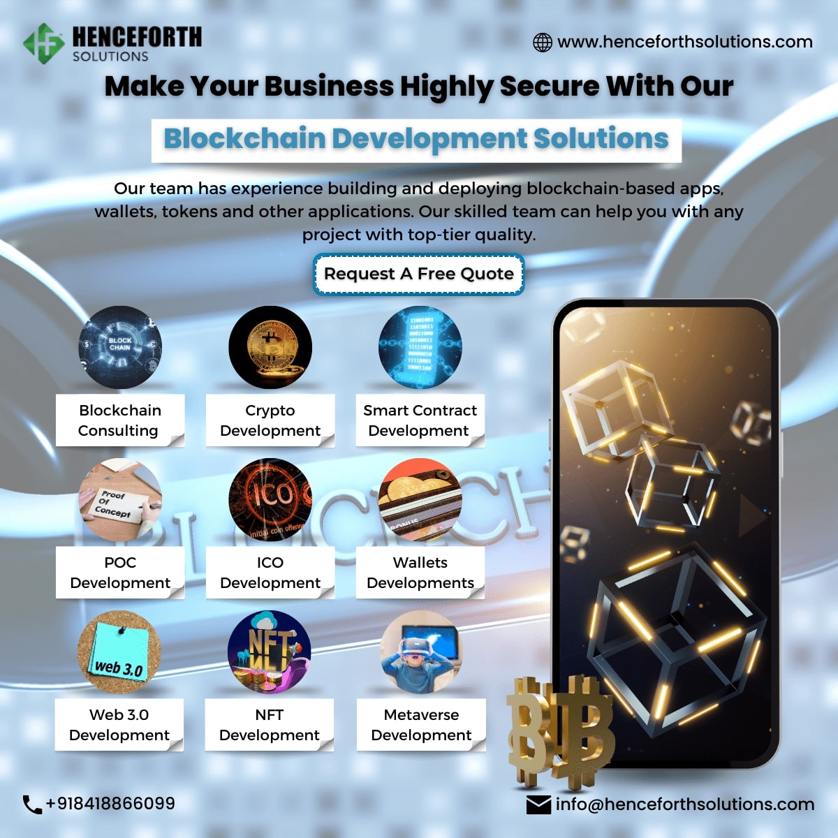 Best Blockchain Development Services | Henceforth SolutionsServicesEverything ElseAll Indiaother