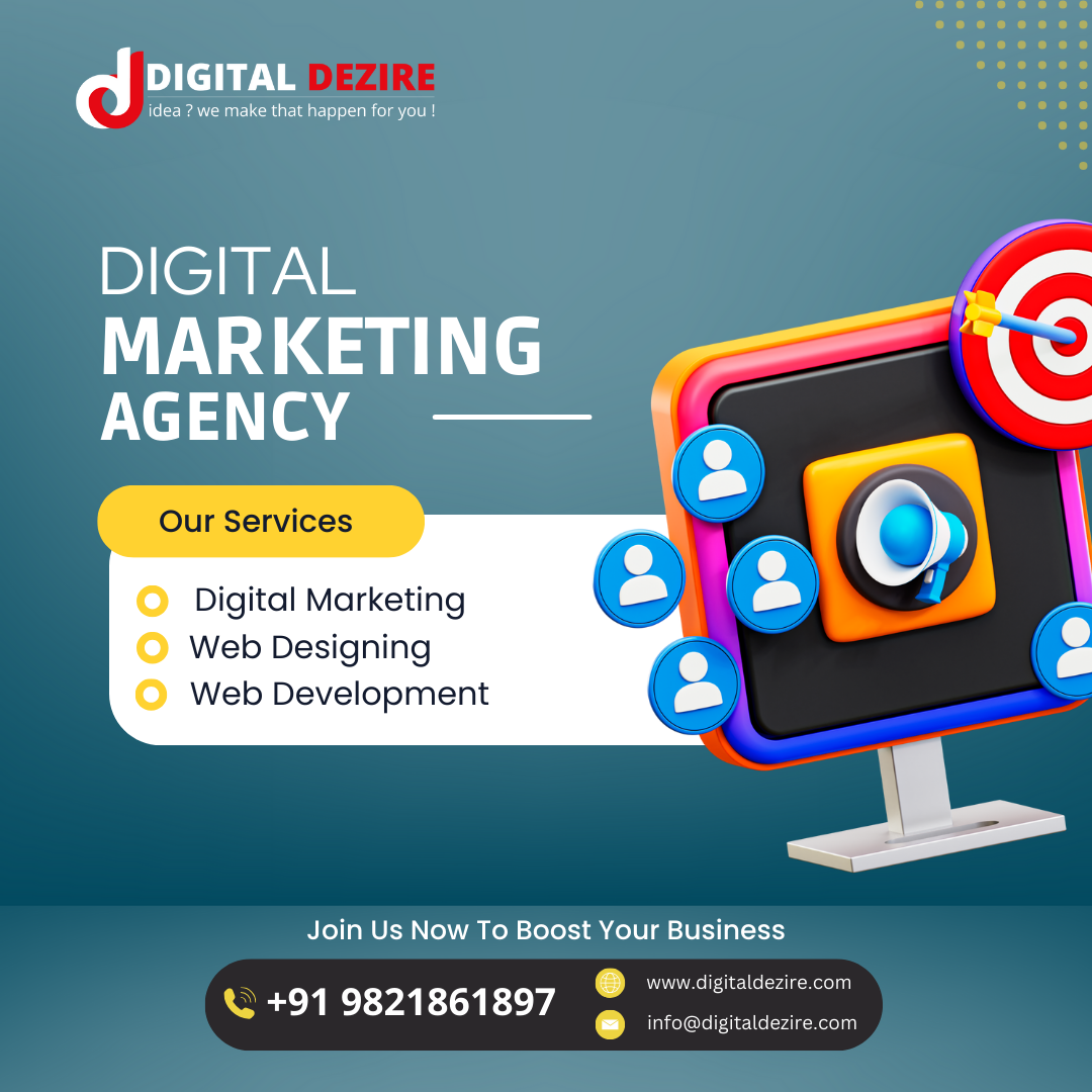 Transform Your Online Presence with DigitalDezire.comServicesAdvertising - DesignEast DelhiLaxmi Nagar
