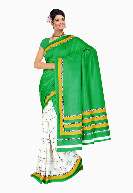 Mooga silk saree