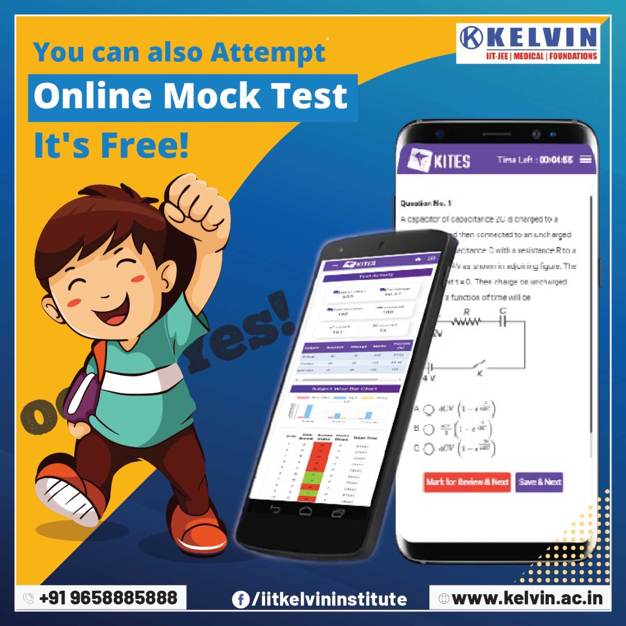 Online Neet & JEE Mock Test - Download now KITES AppEducation and LearningCoaching ClassesEast DelhiNirman Vihar