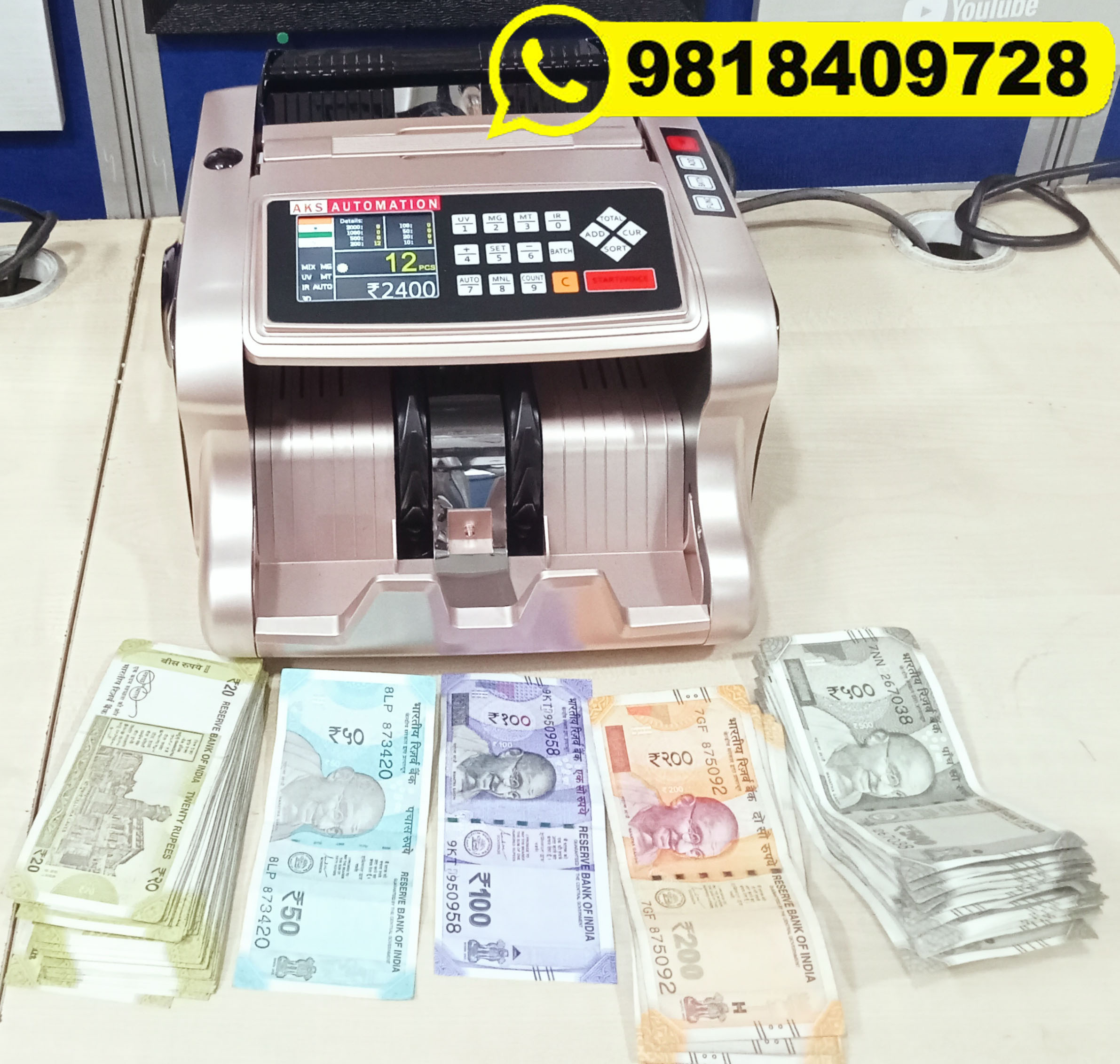 Cash Counting Machine Supplier in Chandni Chowk, DelhiHome and LifestyleDiscounted - Sale ItemsCentral DelhiSadar Bazar