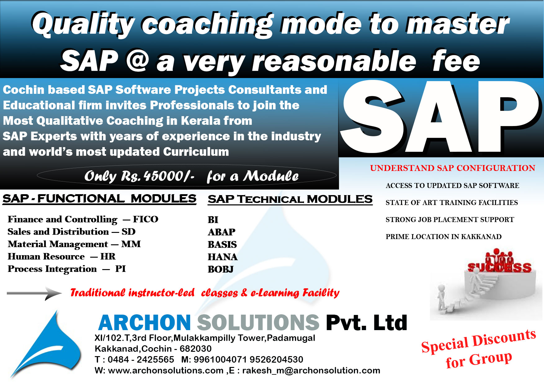 SAP Institute in Cochin by the ExpertsEducation and LearningCoaching ClassesAll Indiaother