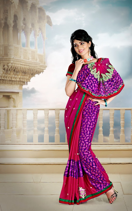 Brasso pattern saree