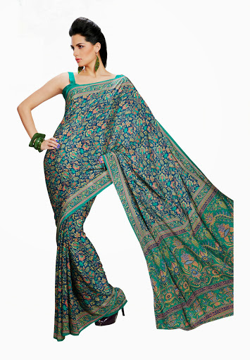 simple wedding saree