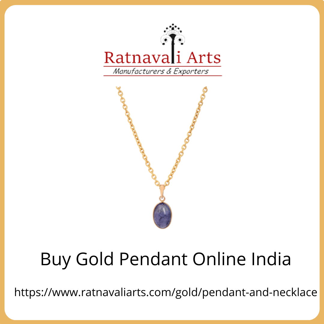 Buy Gold Pendant Online India | RatnavaliArtsFashion and JewelleryGold JewelryNorth DelhiDelhi Gate