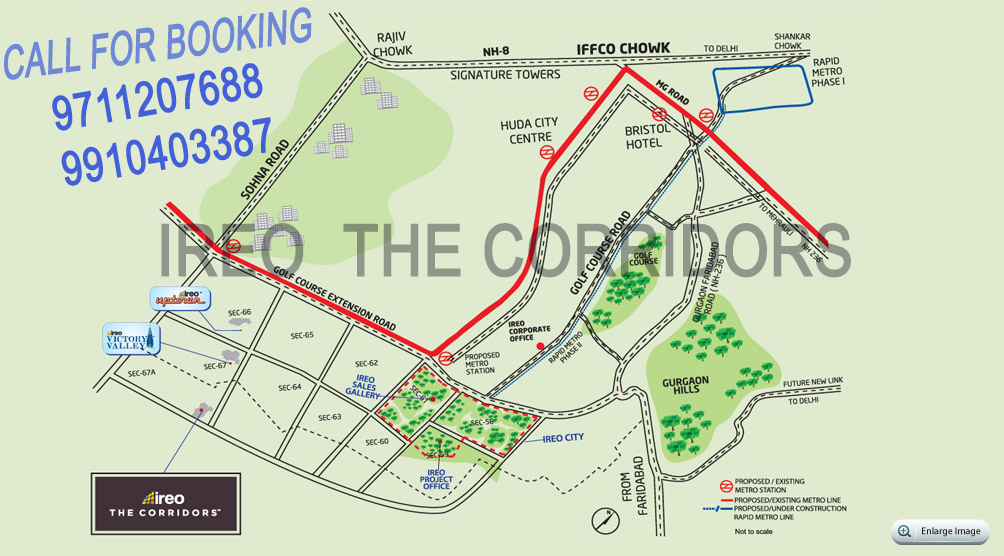 ireo The Corridors @ 9711207688Real EstateApartments  For SaleGurgaonSushant Lok