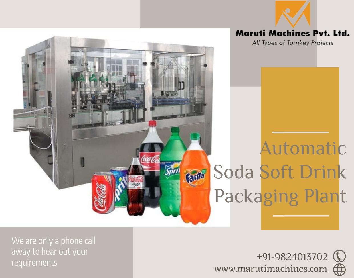 Fully Automatic Soda Soft Drink Plant