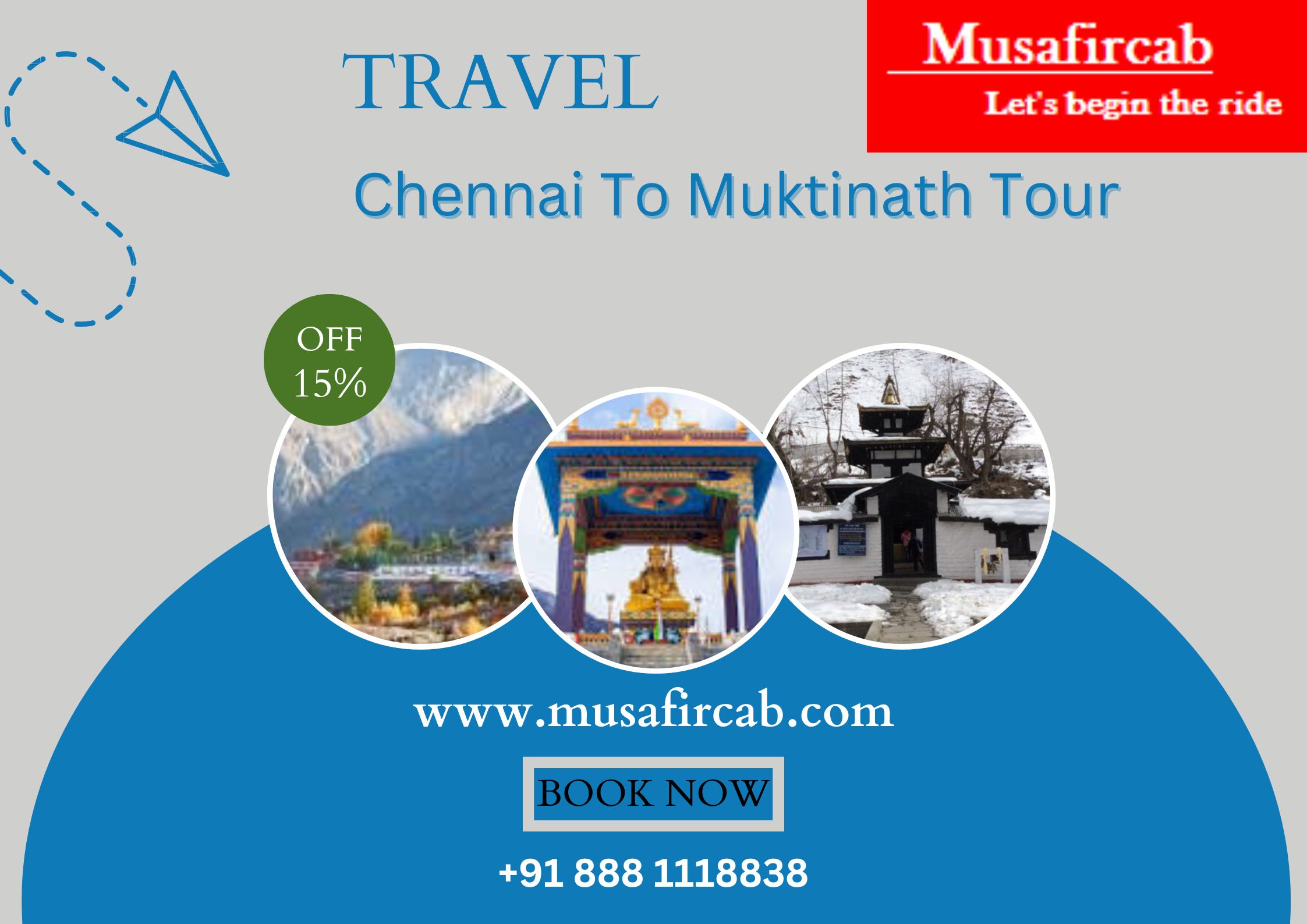 Chennai To Muktinath Tour PackageTour and TravelsVacation RentalsAll Indiaother