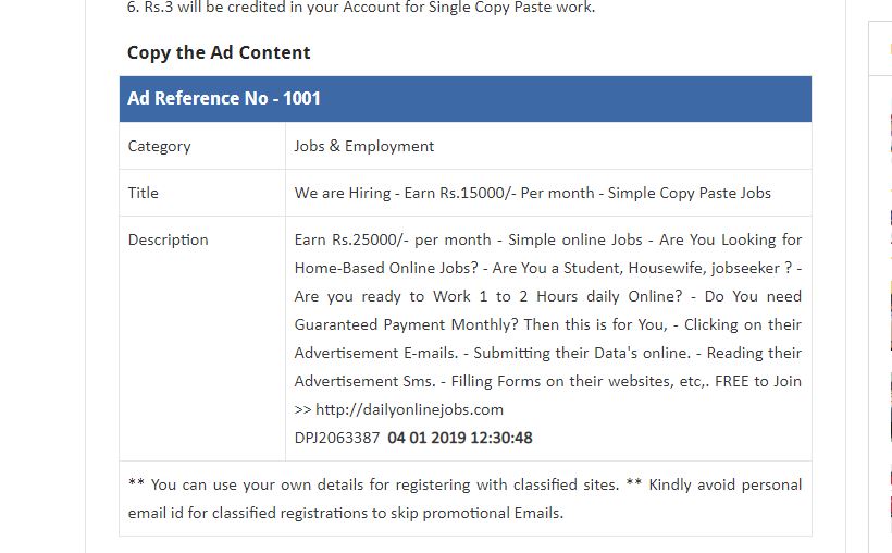 We are Hiring - Earn Rs.15000/- Per month - Simple Copy Paste JobsJobsPart Time TempsAll IndiaBus Stations