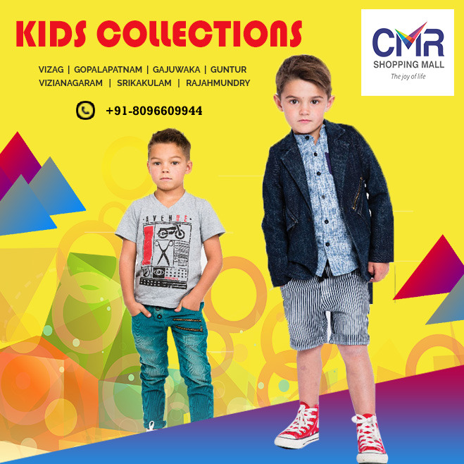 Trendy Kids Wear Collection for Boys at CMR Shopping Mall Vizag