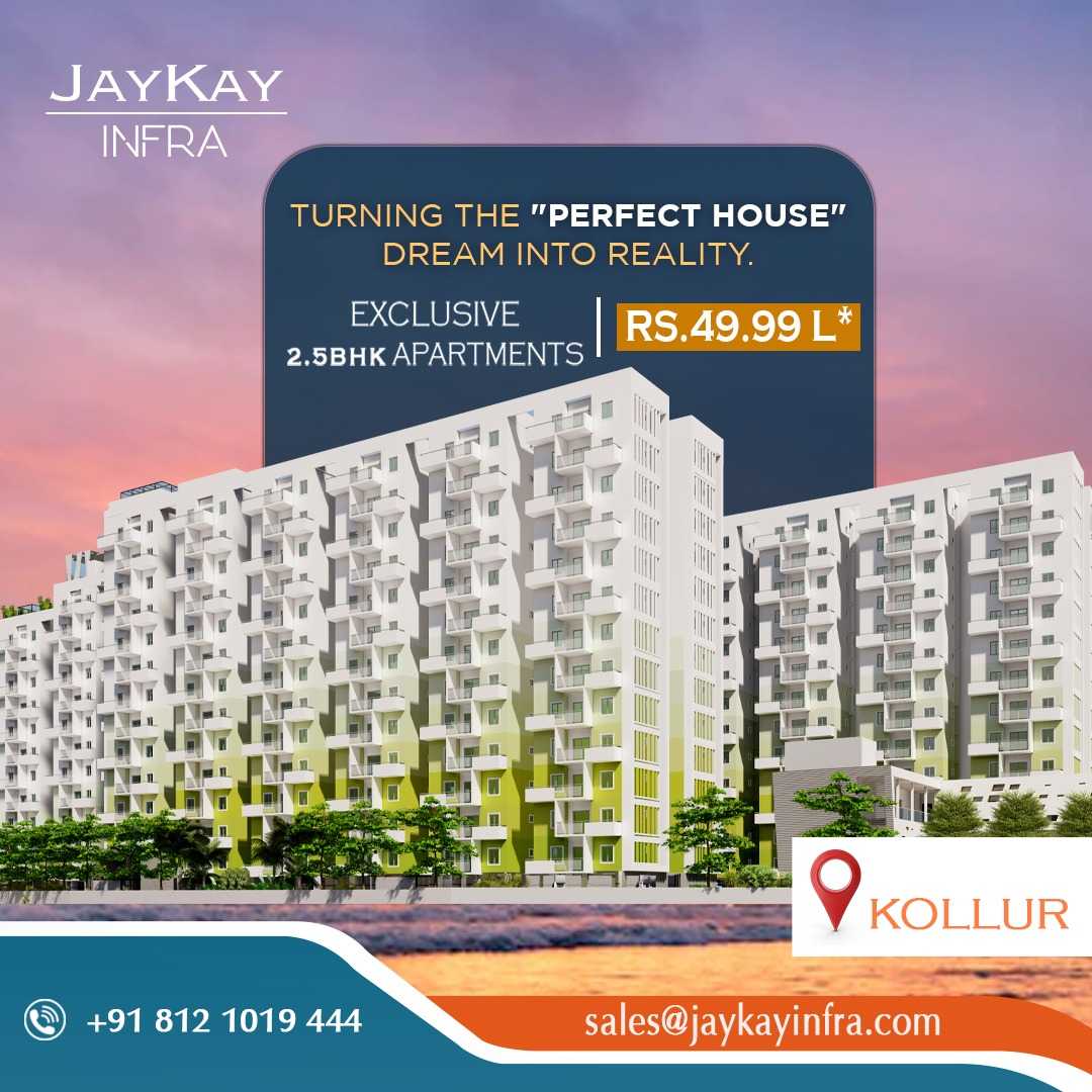 Gated Community In Kollur Hyderabad | JaykayinfraReal EstateApartments  For SaleAll Indiaother