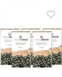 Greenbrrew Natural Green Coffee for Weight Loss (Pack of 5)