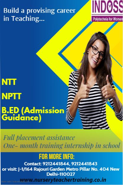 NTT Course in DelhiEducation and LearningProfessional CoursesWest DelhiRajouri Garden