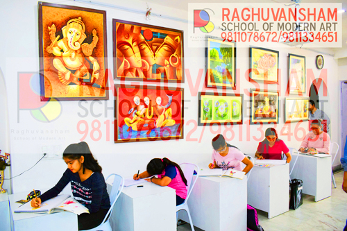 Fine Art Classes at Raghuvansham School of Modern Art