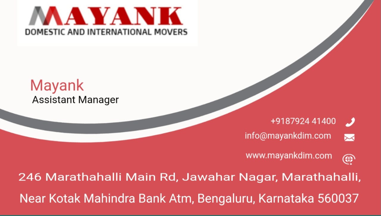 Mayank Domestic and International MoversServicesAll Indiaother