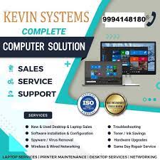 KEVIN SYSTEMS LAPTOP & DESKTOP SERVICESComputers and MobilesComputer ServiceAll Indiaother