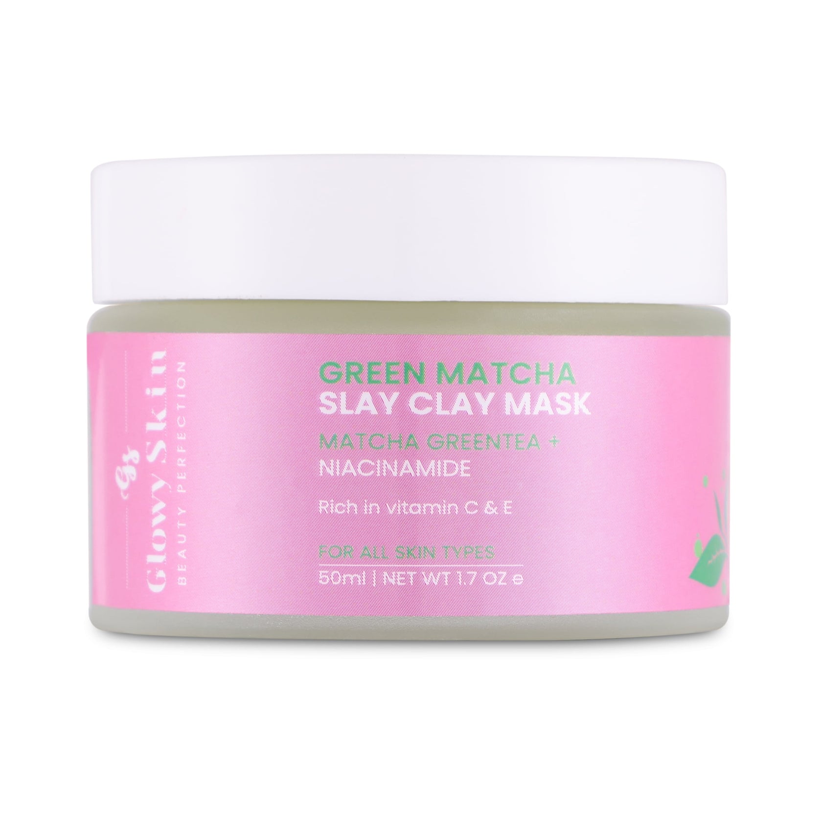 Shop Matcha Green Tea Clay Face Mask For Acne â€“ Glowy SkinHealth and BeautyCosmeticsWest DelhiJanak Puri