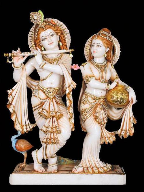 Buy Radha Krishna Marble moorti for Krishna JanmashtamiHome and LifestyleAntiques - HandicraftsAll IndiaShadipur Bus Depot