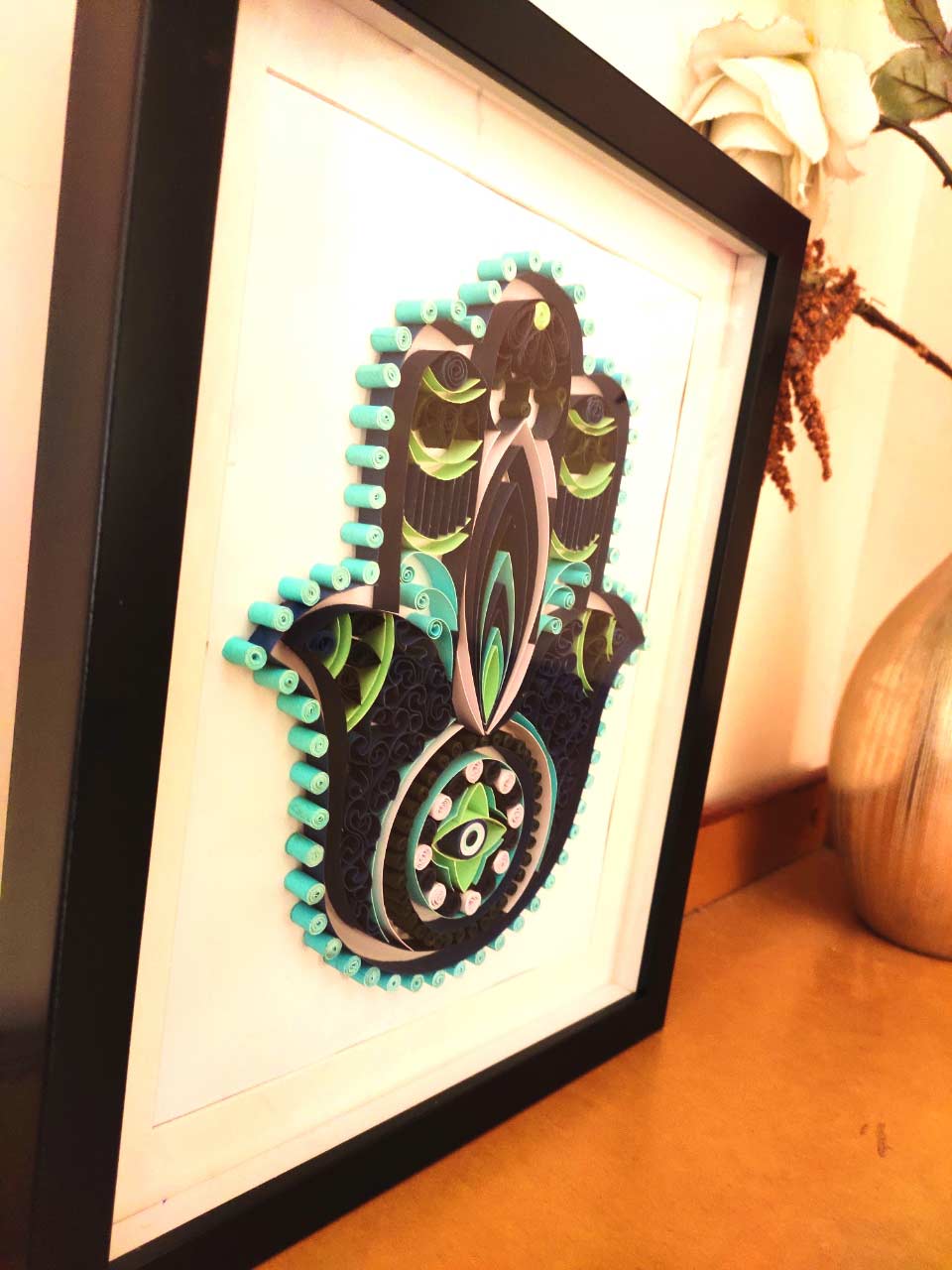 Unique gifts for home Hamsa Hand with decorate your homeHome and LifestyleAntiques - HandicraftsAll Indiaother