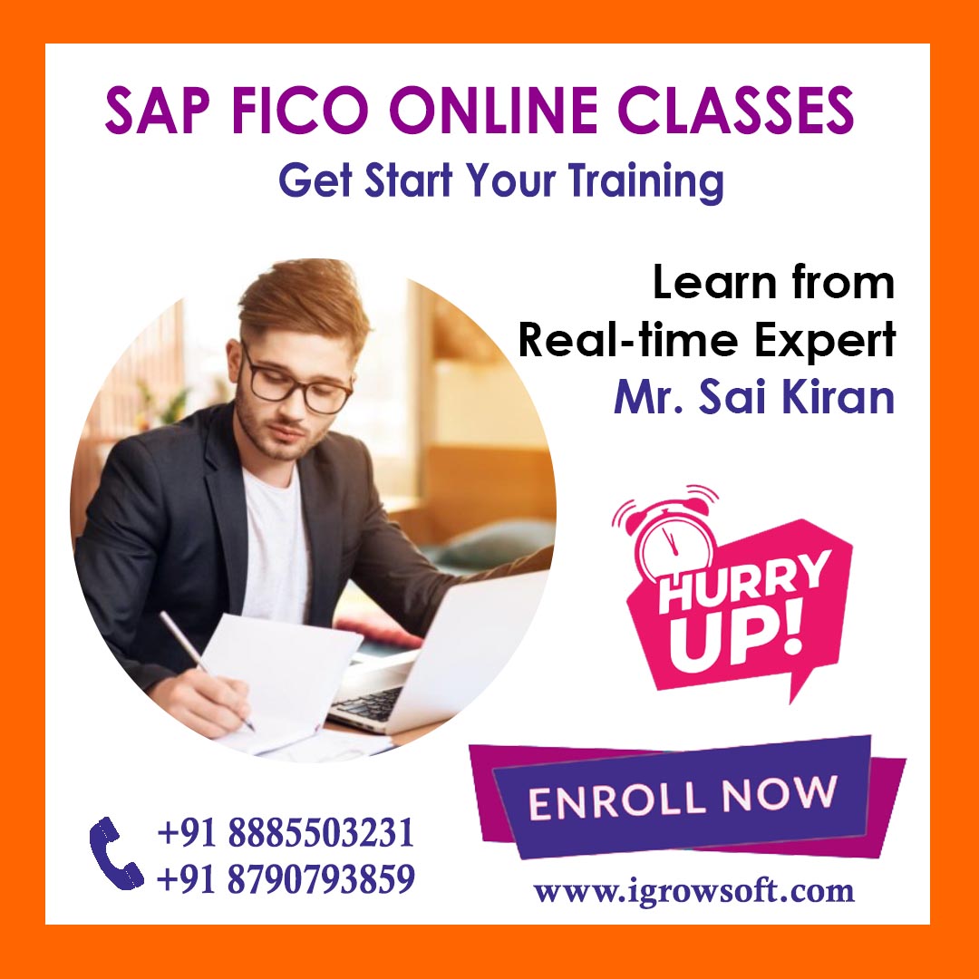 SAP FICO Online Training by Saikiran Sir from IgrowsoftEducation and LearningCoaching ClassesAll Indiaother