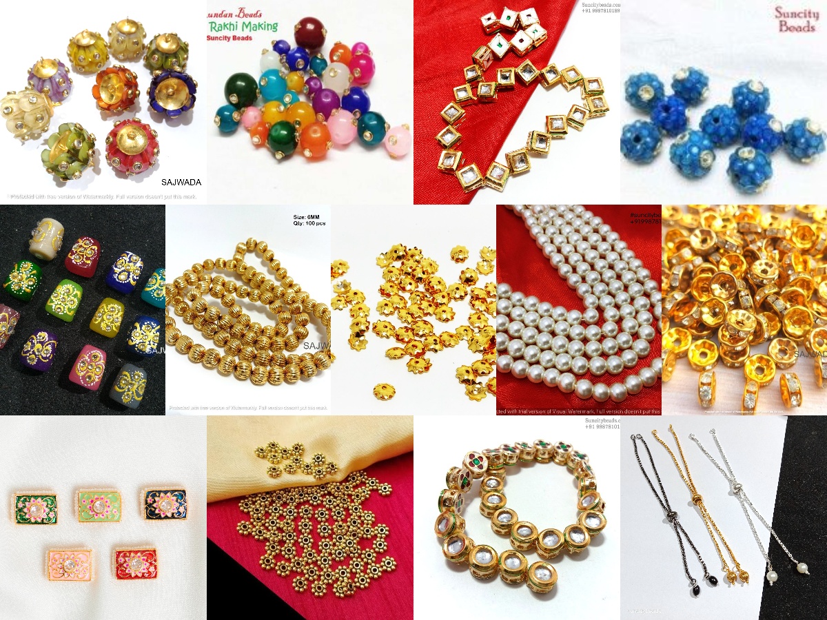 Kundan Jewellery Making Raw Material Wholesale Shop In Mumbai