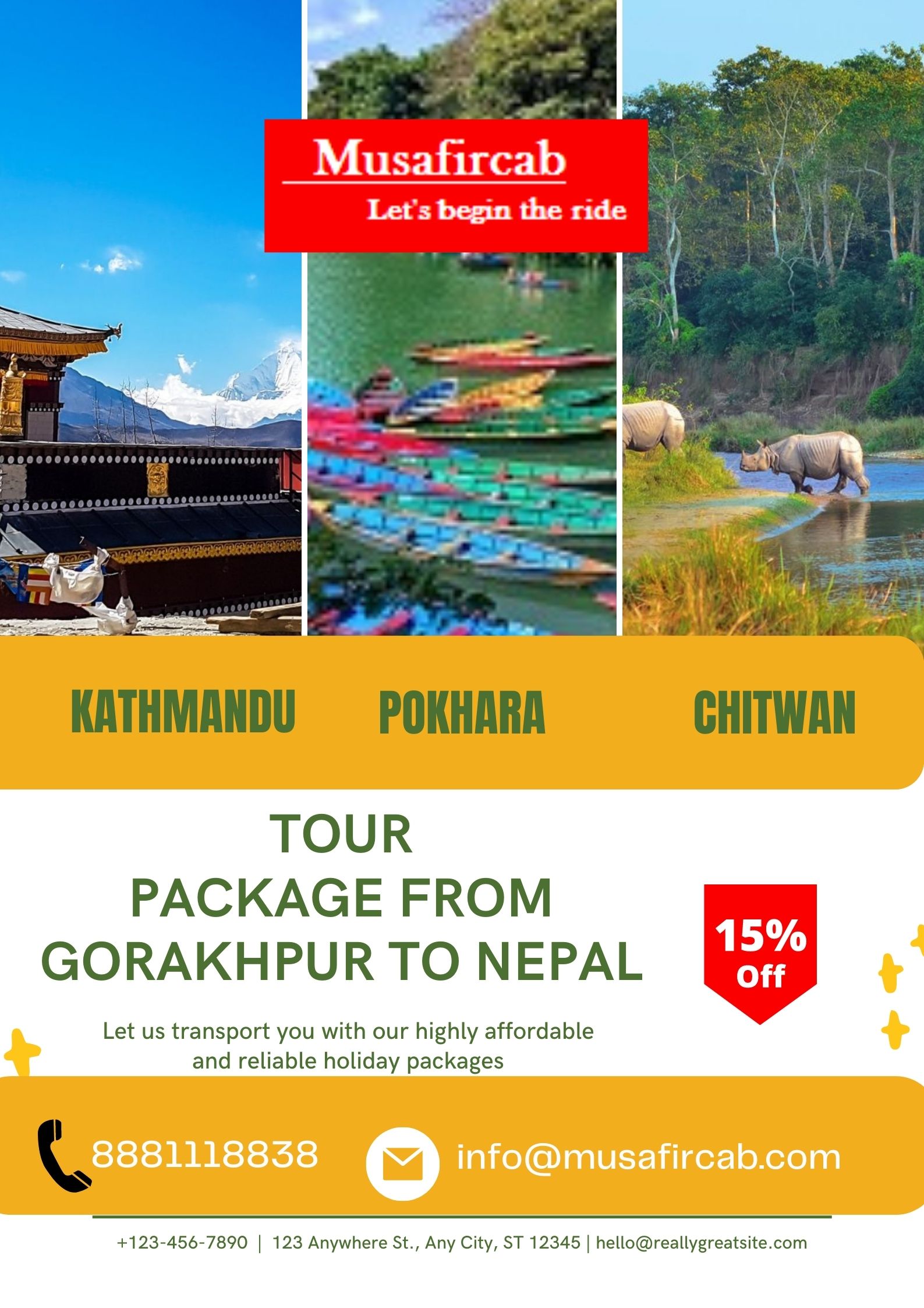 Gorakhpur to Nepal Tour Package, Nepal Tour Package from GorakhpurTour and TravelsTour PackagesAll Indiaother