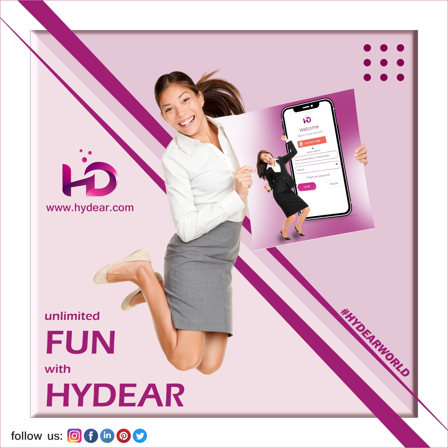 Hydear is a upgraded version of social media with all in one optionEntertainmentOther EntertainmentWest DelhiUttam Nagar