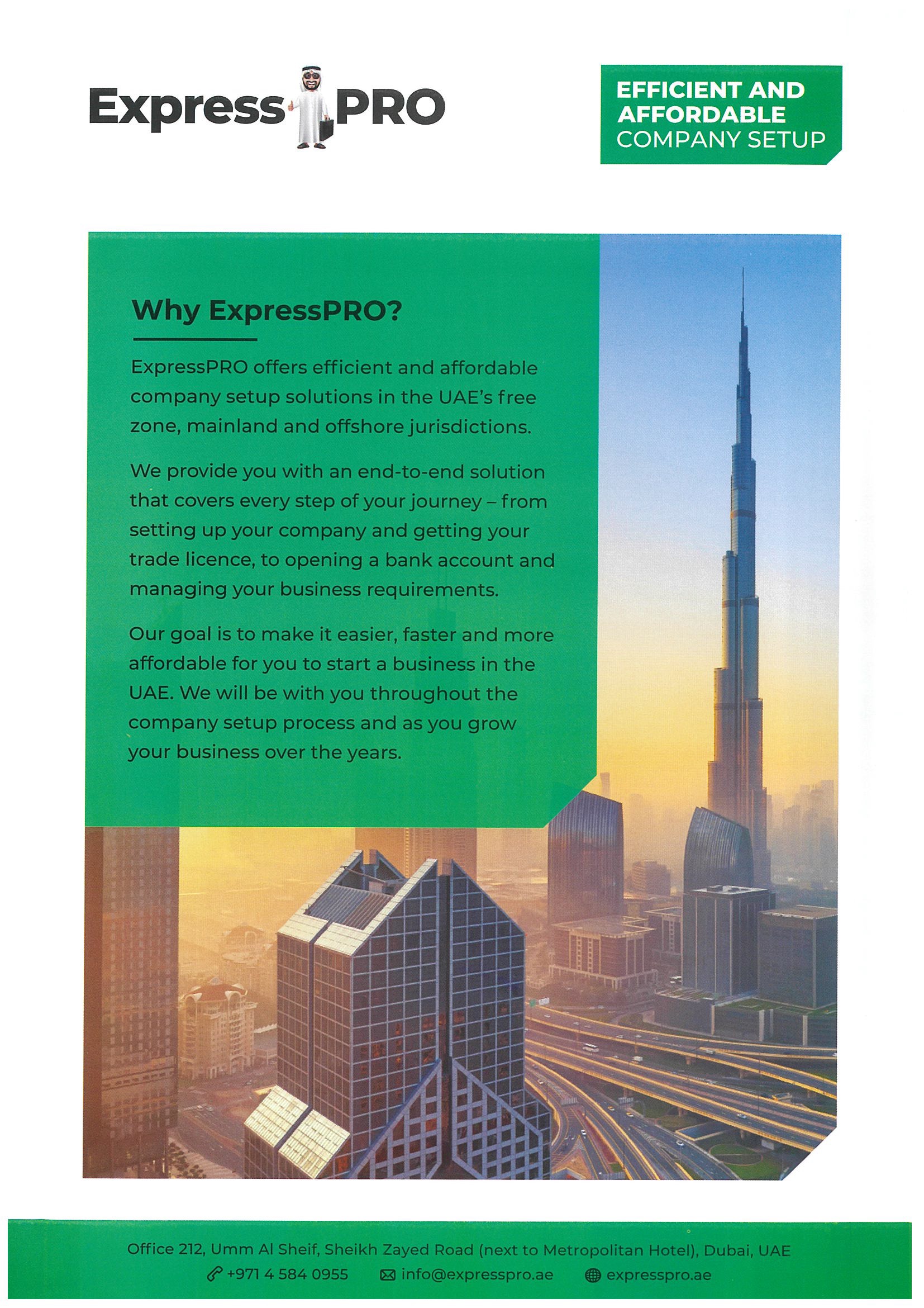 ExpressPRO - EFFICIENT AND AFFORDABLE COMPANY SETUP