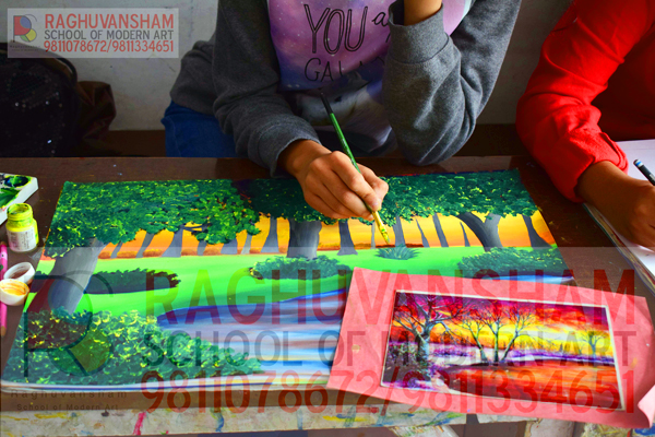 Water Colour Painting Classes for Seniors & Housewives