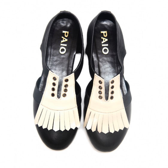 Buy Manny Brown And Beige Derby Oxford Flat Shoes for Women at PAIO Shoes