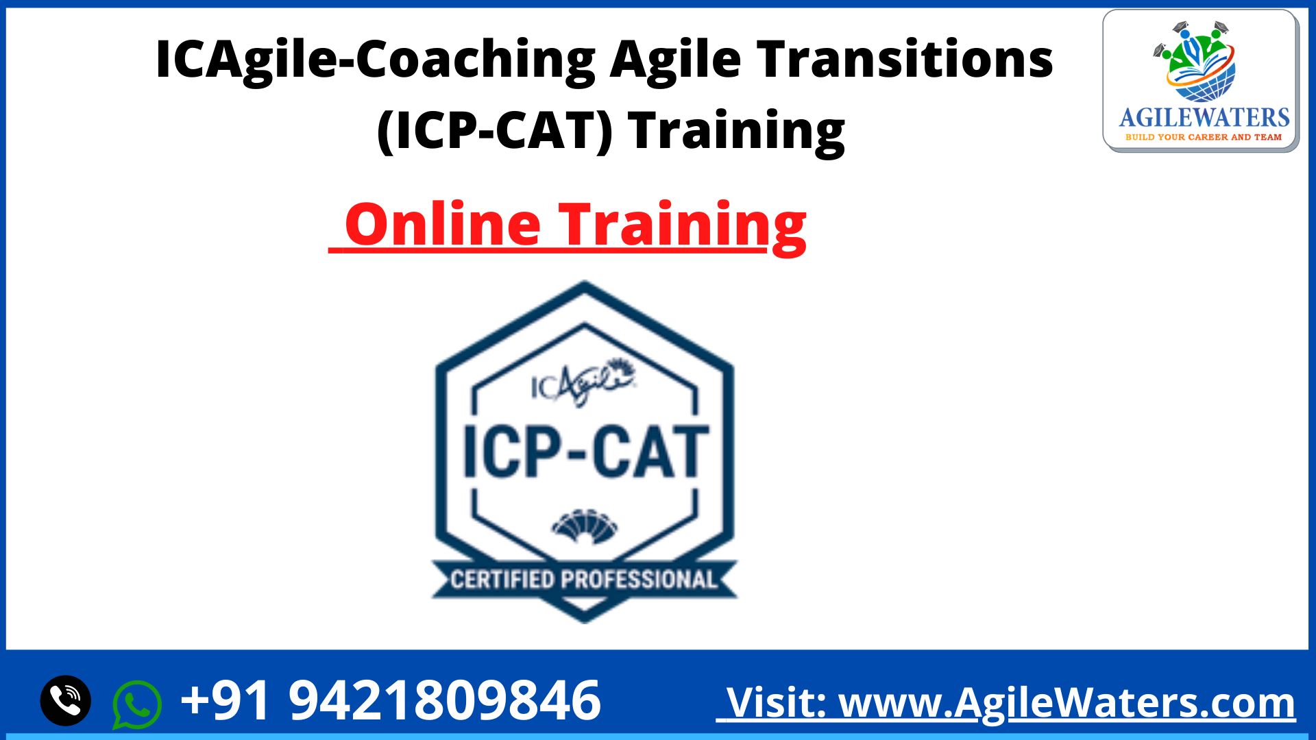 ICAgile-Coaching Agile Transitions (ICP-CAT)certificationEducation and LearningProfessional CoursesNoidaNoida Sector 10