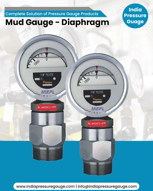 Mud Gauge - Diaphragm | India Pressure Guage